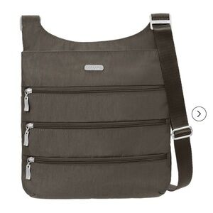 Baggallini Dark Brown Messenger Crossbody bag!